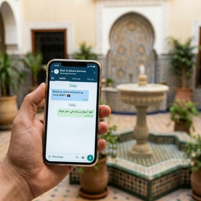 واجهة شات بوت ذكي