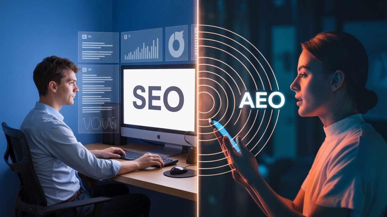 AEO vs SEO: Adapting Your Content for Voice Search and AI